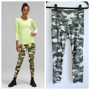 Lululemon Swift Speed High-Rise Crop in Heritage 365 Camo Crispin Green Multi 6